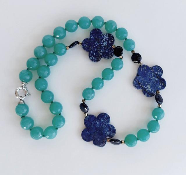 Collana Giada e Lapislazzuli