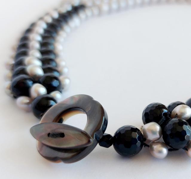 Collana Perle a 3 fili