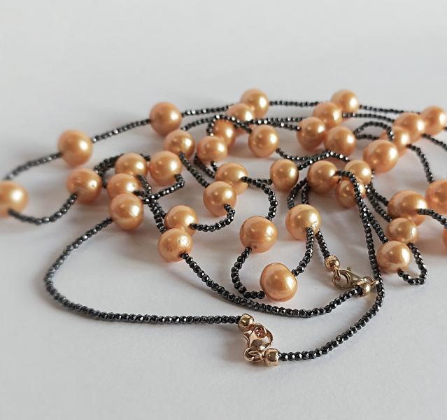 Collana di Perle Gold ed Ematite