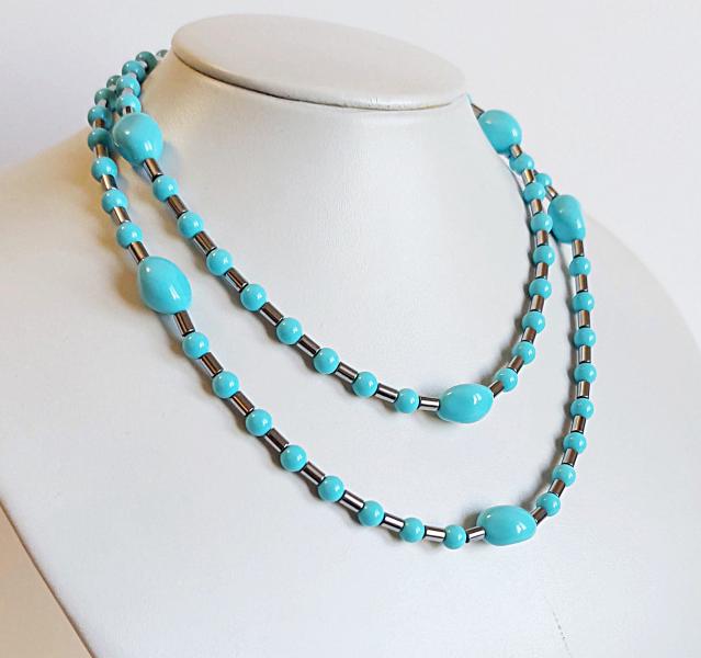 Collana pasta di Turchese