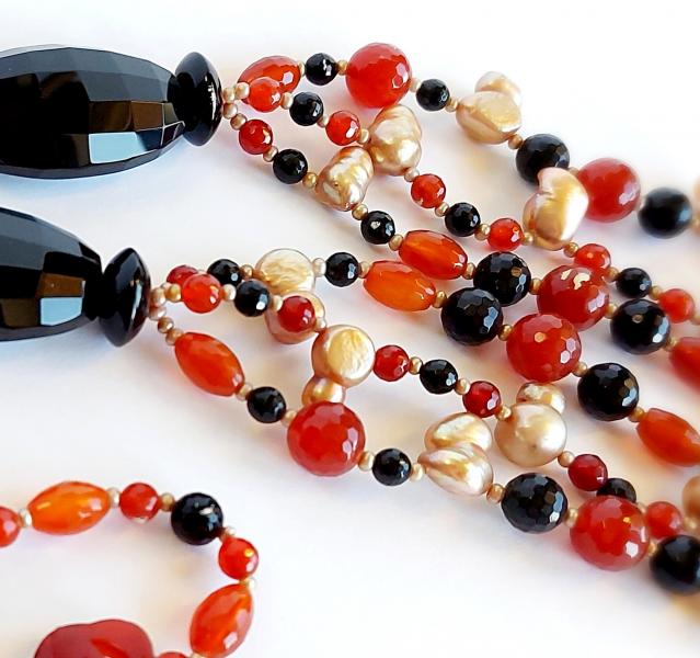 Collana Corniola e Onice