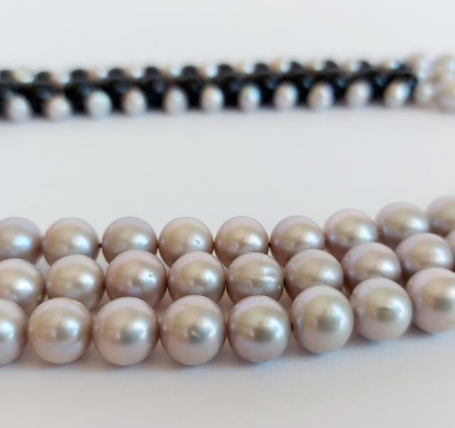 Collana Perle a 3 fili